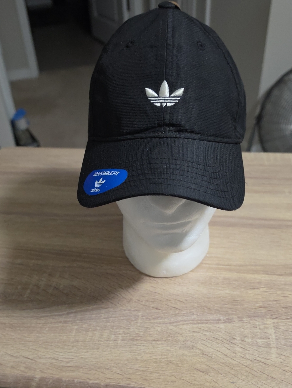 adidas Black Adjustable Fit Cap. (Unisex)